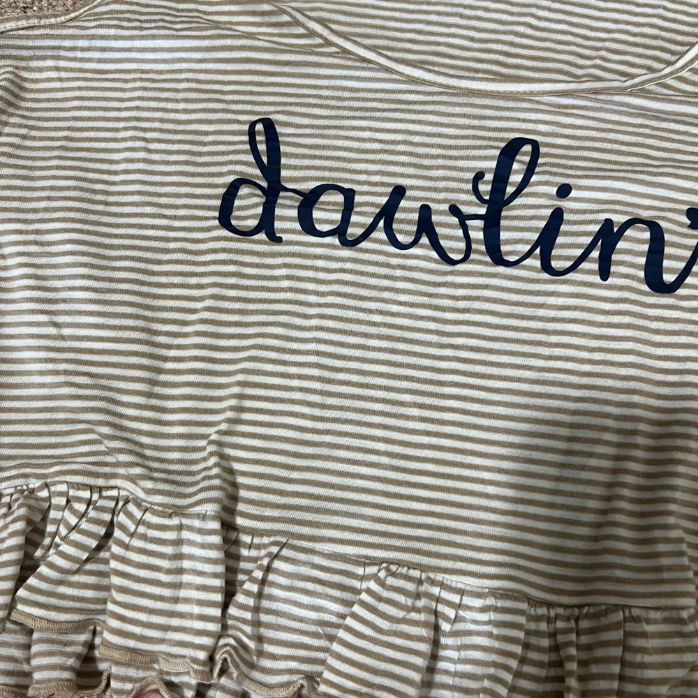 The Elizabeth Chronicles NOLA Dawlin’ Cropped Ruffle Tank - Picture 11 of 12